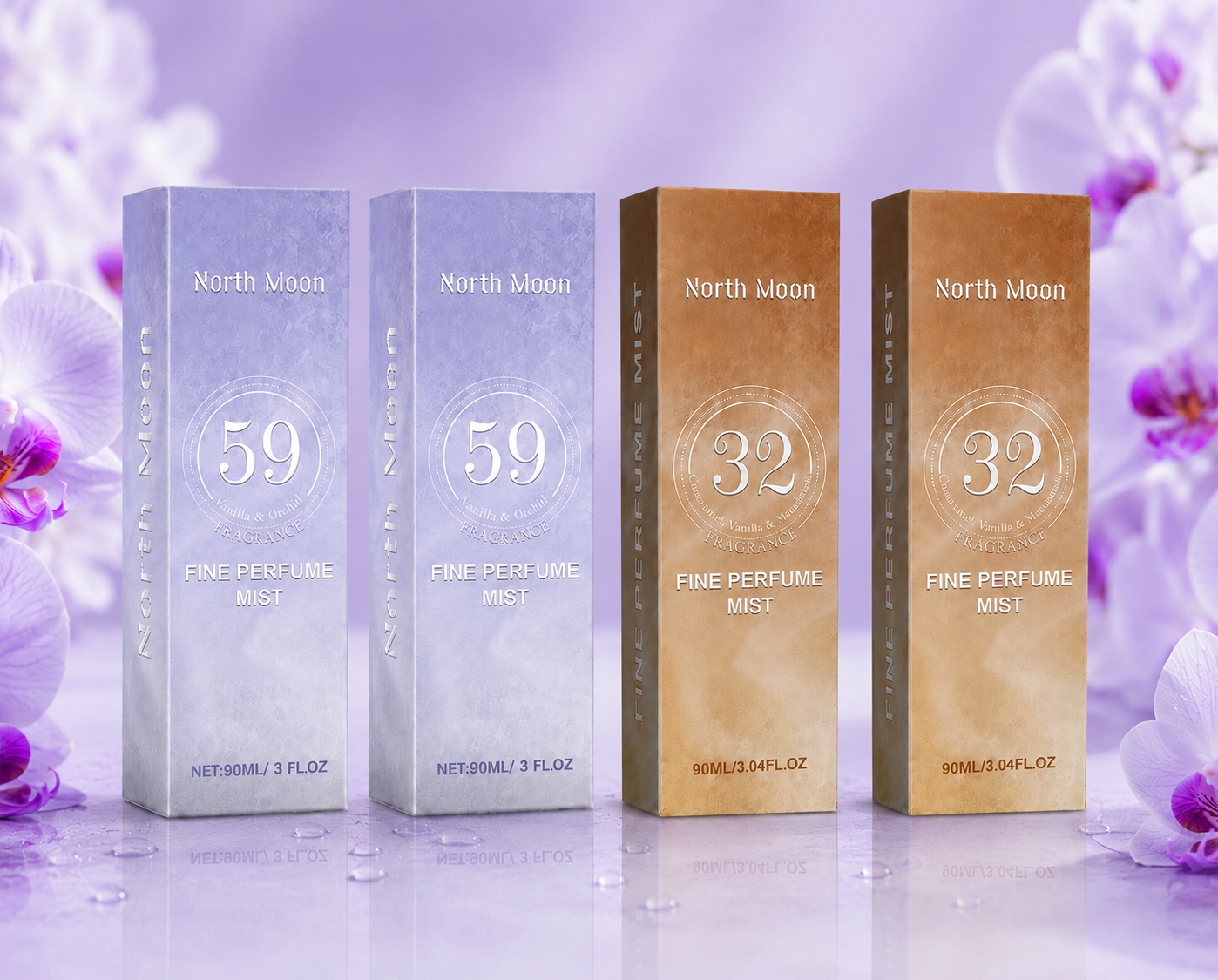 4 BRUMES PARFUMÉE CHEVEUX ET CORPS